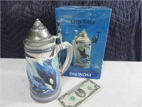 LtEd SEA WORLD Collector's Killer Whale Stein