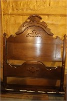 Antique Walnut Victorian Bed