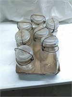 Old Atlas Jars with glass lids