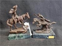 Two Unsigned Bronze Figurines