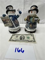 2 Quality Collectible Snowmen!