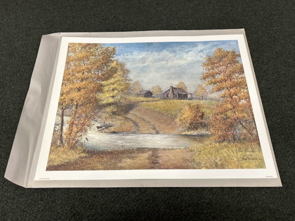 Fred Thrasher ‘Autumn’, 1990, Artist Signed and