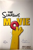 Autograph Simpsons Movie Poster