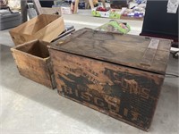 Antique Peter’s victor crate and and McMillan
