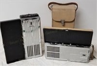 Two RCA Victor BP-10 Portable Radios