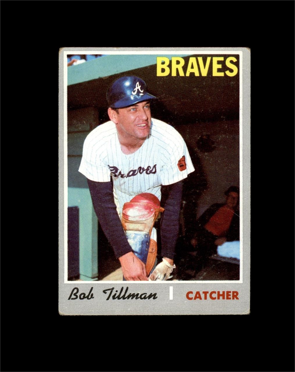 1970 Topps High #668 Bob Tillman VG to VG-EX+