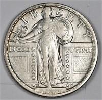 1917 d TY-2 Standing Liberty Quarter