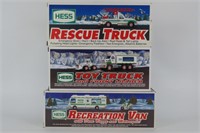 3 Hess Collector Vehicles