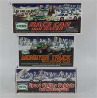 3 Hess Collector Vehicles