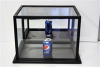 Glass & Wood Display Case - Football, Shoes, ++