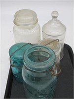 TL OF BALL JARS AND MORE.   5PC