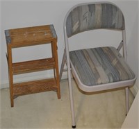 STEPSTOOL AND FOLDING CHAIR