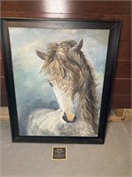 Horse Painting by D. MacDonald