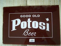 Good Old Potosi Beer Glass Sign