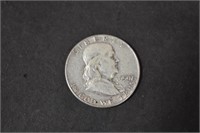 1950 Franklin Half -90% Silver Bullion Coin