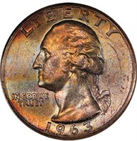 25C 1963 PCGS MS67