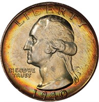 25C 1940 PCGS PR67