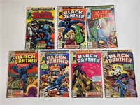 ASSORTED LOT OF VINTAGE BLACK PANTHER COMIC BOOKS