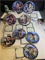 8- musical Elvis plates Bradford Exchange
