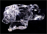 Baccarat Crystal Lion Sculpture