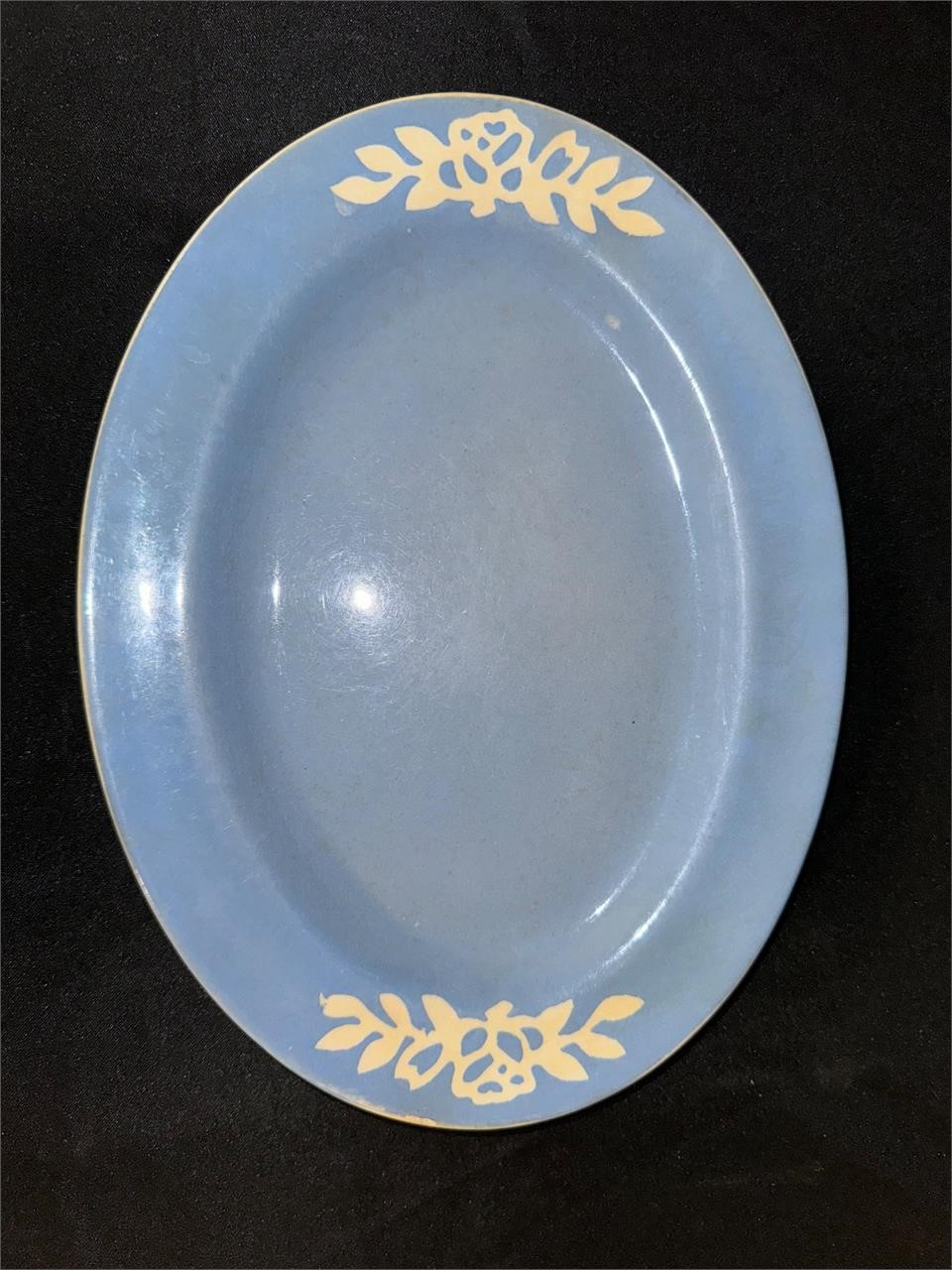 White rose Carv-Kraft platter