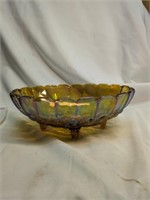 Carnival Glass Centerpiece Bowl 12" wide