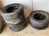 4 tires  235/70 R16 and 2 235/75 R16
