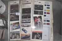 Chevy paint color displays