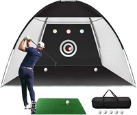 Golf Practice Net, 10x7ft Golf Hitting Training A