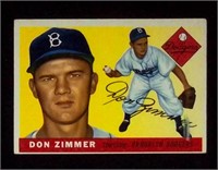 1955 Topps BB Card #92 Don Zimmer