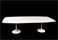 MCM Burke Conference Table, White