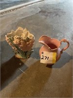 Pitcher McCoy vase damaged