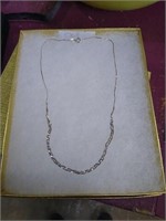 Sterling silver chain necklace