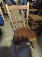 EARLY PLANK BOTTOM CHAIR