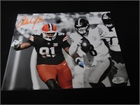 ALEX WRIGHT SIGNED 8X10 PHOTO BROWNS COA