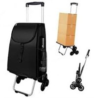 Honshine Shopping Cart With 6 Rubber Wheels,