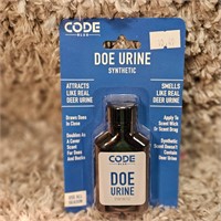 Lot of 4 Code Blue Doe Urine Retail $10.49 each