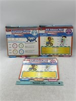 NEW Lot of 3- Dry Erase Learning Book