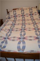 Hand Stitched Quilt 87x83"