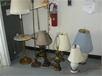 GROUP OF LAMPS (ONE IS VERY OLD)