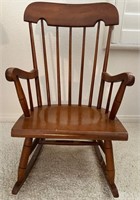 71 - VINTAGE WOOD ROCKING CHAIR