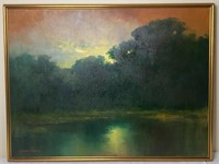 'Elkhorn Sunrise' by R. Michael Shannon Oil