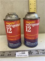 2 Full Cans of R12 Refrigerant