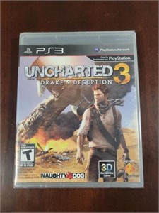 NEW SEALED PS3 UNCHARTED 3 VIDEO GAME