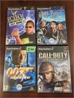 FOUR PS2 VIDEO GAMES
