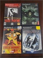 FOUR PS2 VIDEO GAMES (2)