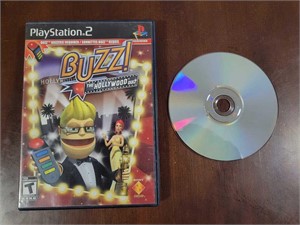 PS2 BUZZ THE HOLLYWOOD QUIZ VIDEO GAME