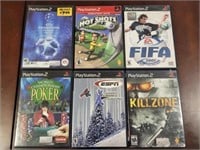 SIX PS2 VIDEO GAME (2)