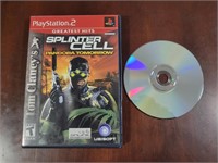 PS2 SPLINTER CELL VIDEO GAME