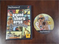 PS2 GRAND THEFT AUTO SAN ANDREAS VIDEO GAME